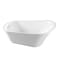 Aqua Eden Freestanding Bathtubs, 59.45 L, 28.38 W, White, Acrylic VTRS592826Q - alternate 1